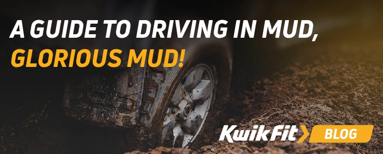 Tyre stuck in the mud